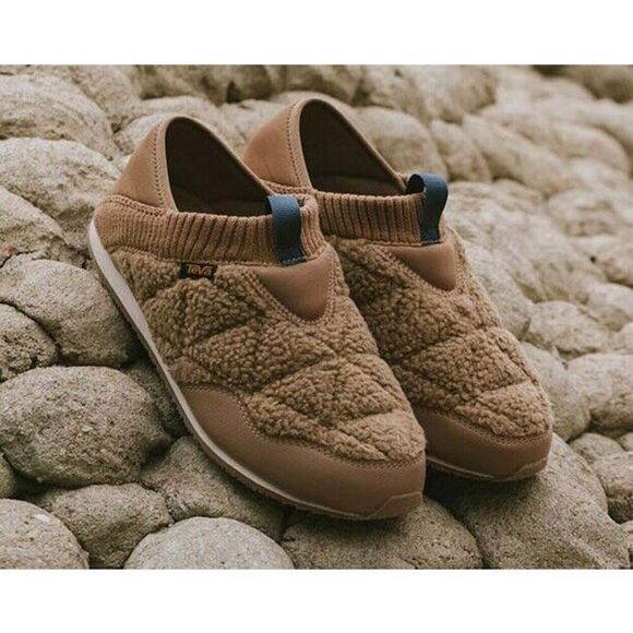 Teva Shoes - New Teva ReEmber Moc Fleece Mule Shoes Sand Dune Brown Womens US Size 6